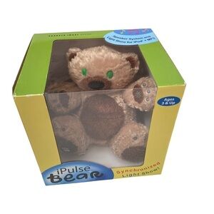 Sharper Image iPulse Brown Bear Speaker System with Light Show